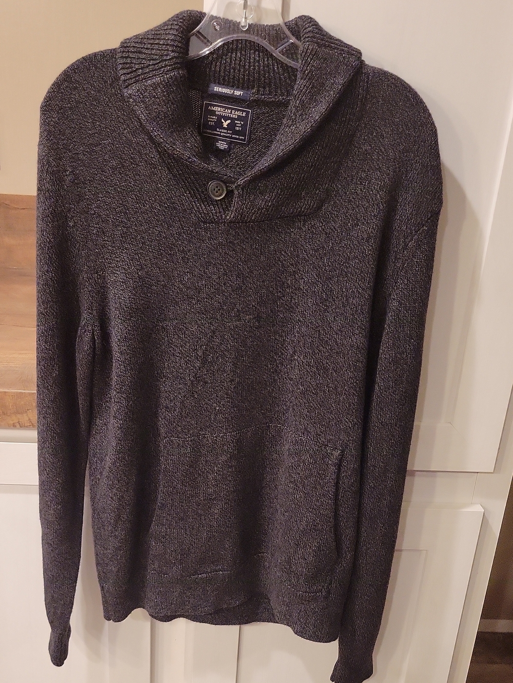 American Eagle Outfitters Dark Charcoal Sweater